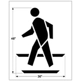 Newstripe Federal Pedestrian Symbol Stencil