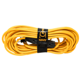 50ft Medium Duty 5-15P to (3) 5-15R Generator Utility Power Cord With Storage Strap