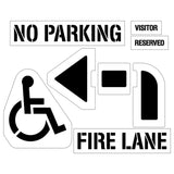 Newstripe Parking Lot Starter Stencil Kit