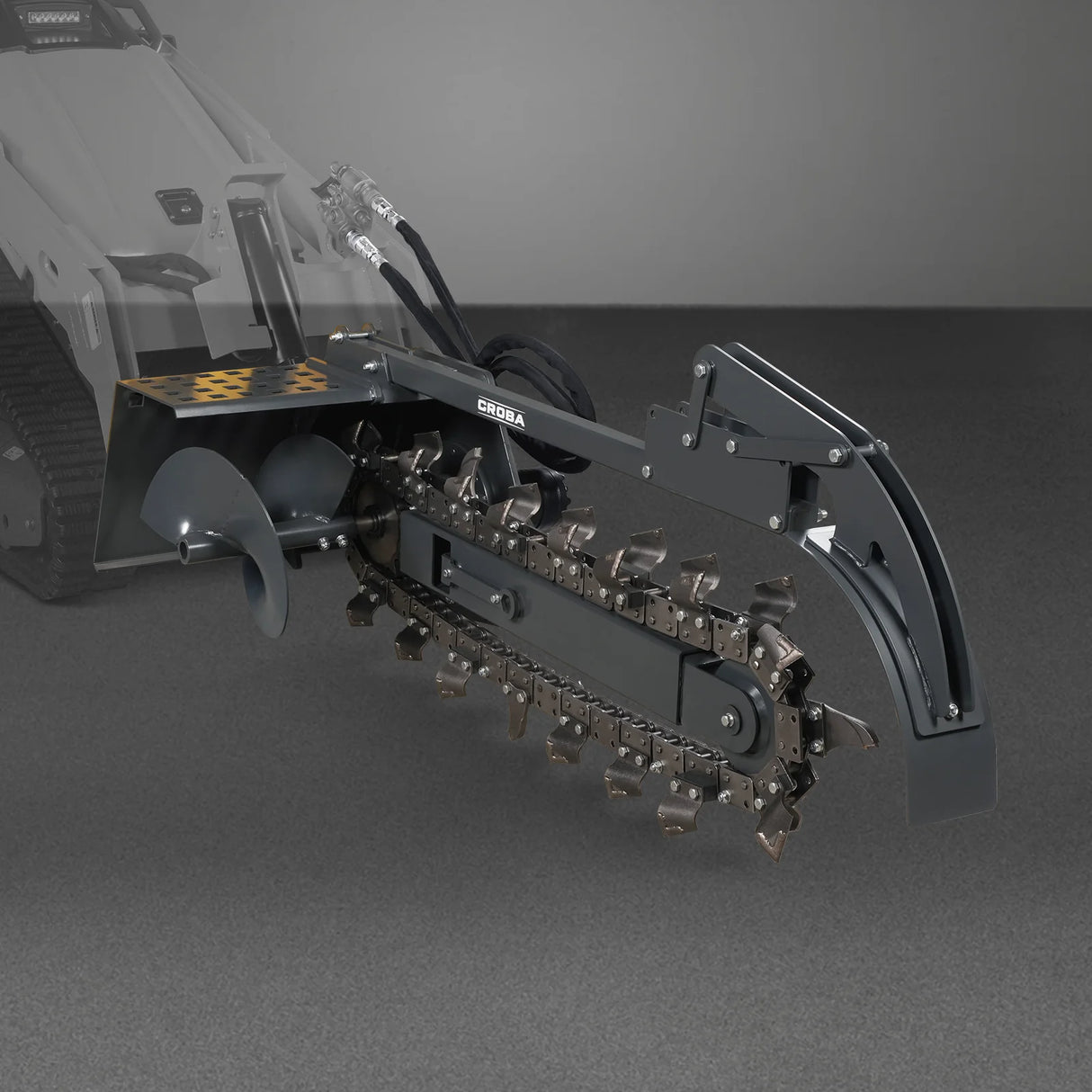 20'' Cutting Depth Mini Skid Steer Trencher
