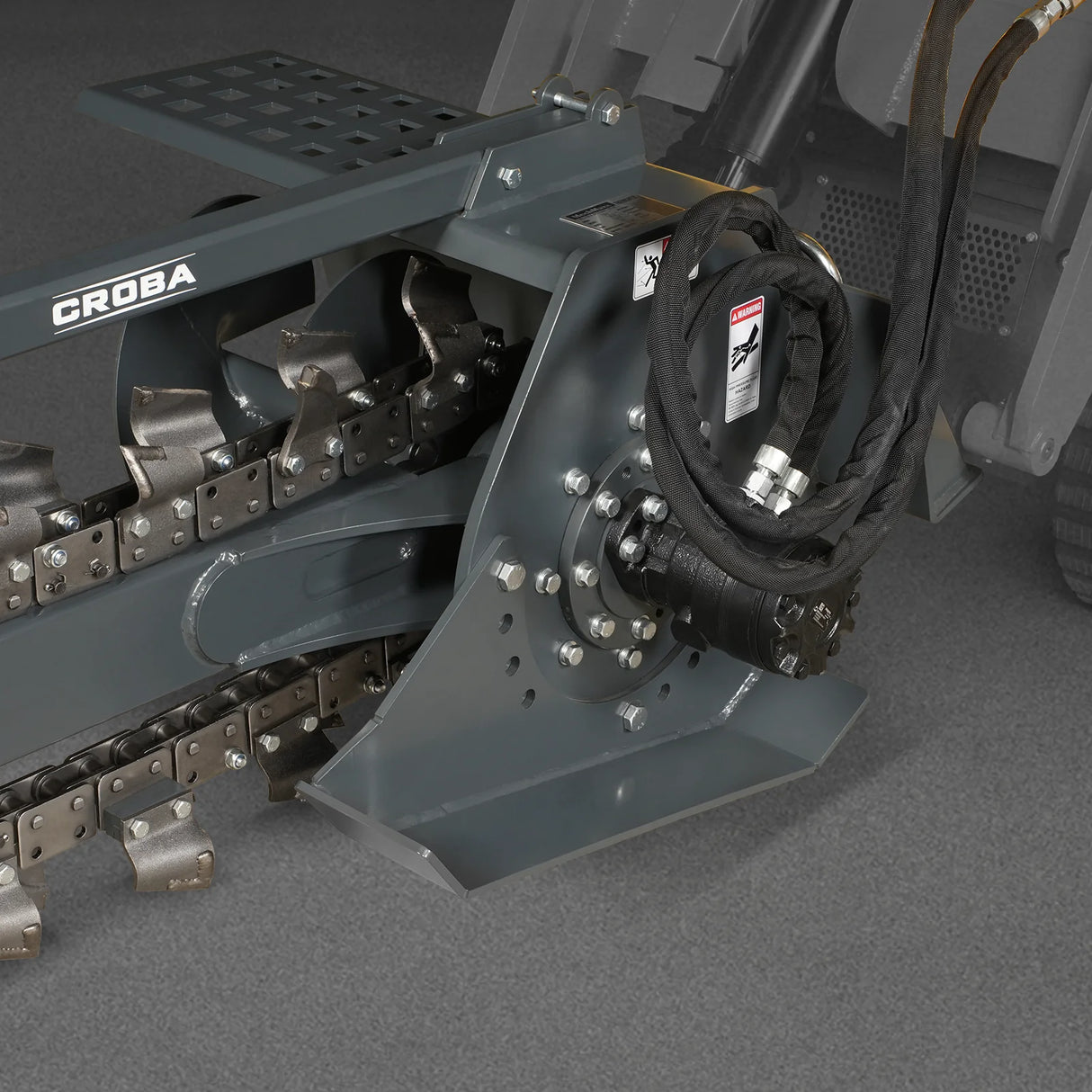 20'' Cutting Depth Mini Skid Steer Trencher