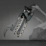 20'' Cutting Depth Mini Skid Steer Trencher