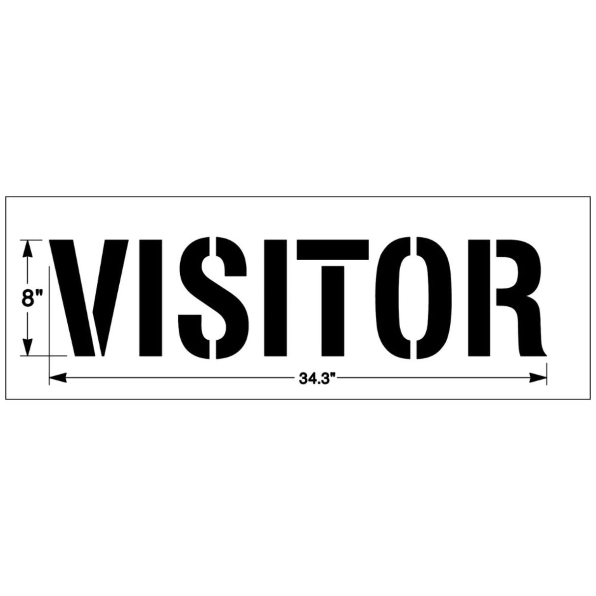 Newstripe VISITOR Stencil