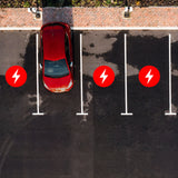 Newstripe Bolt Style Electric Vehicle (EV) Charging/Parking Stencil