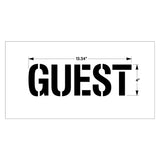 Newstripe GUEST Stencil