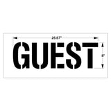Newstripe GUEST Stencil