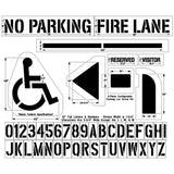 Newstripe Parking Lot Pro Stencil Kit