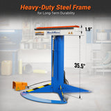 MechMaxx 24'' Industrial Magnetic Pan and BOX Heavy Duty Sheet Metal Brake 20 Gauge Capacity Shear Press Brake,  MSMB650E