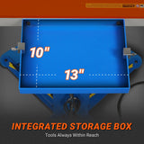 MechMaxx 24'' Industrial Magnetic Pan and BOX Heavy Duty Sheet Metal Brake 20 Gauge Capacity Shear Press Brake,  MSMB650E