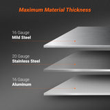 MechMaxx 24'' Industrial Magnetic Pan and BOX Heavy Duty Sheet Metal Brake 20 Gauge Capacity Shear Press Brake,  MSMB650E