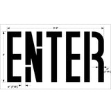 Newstripe Walmart 36 Inch ENTER Stencil
