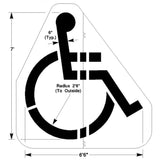 Newstripe Walmart Handicap Symbol