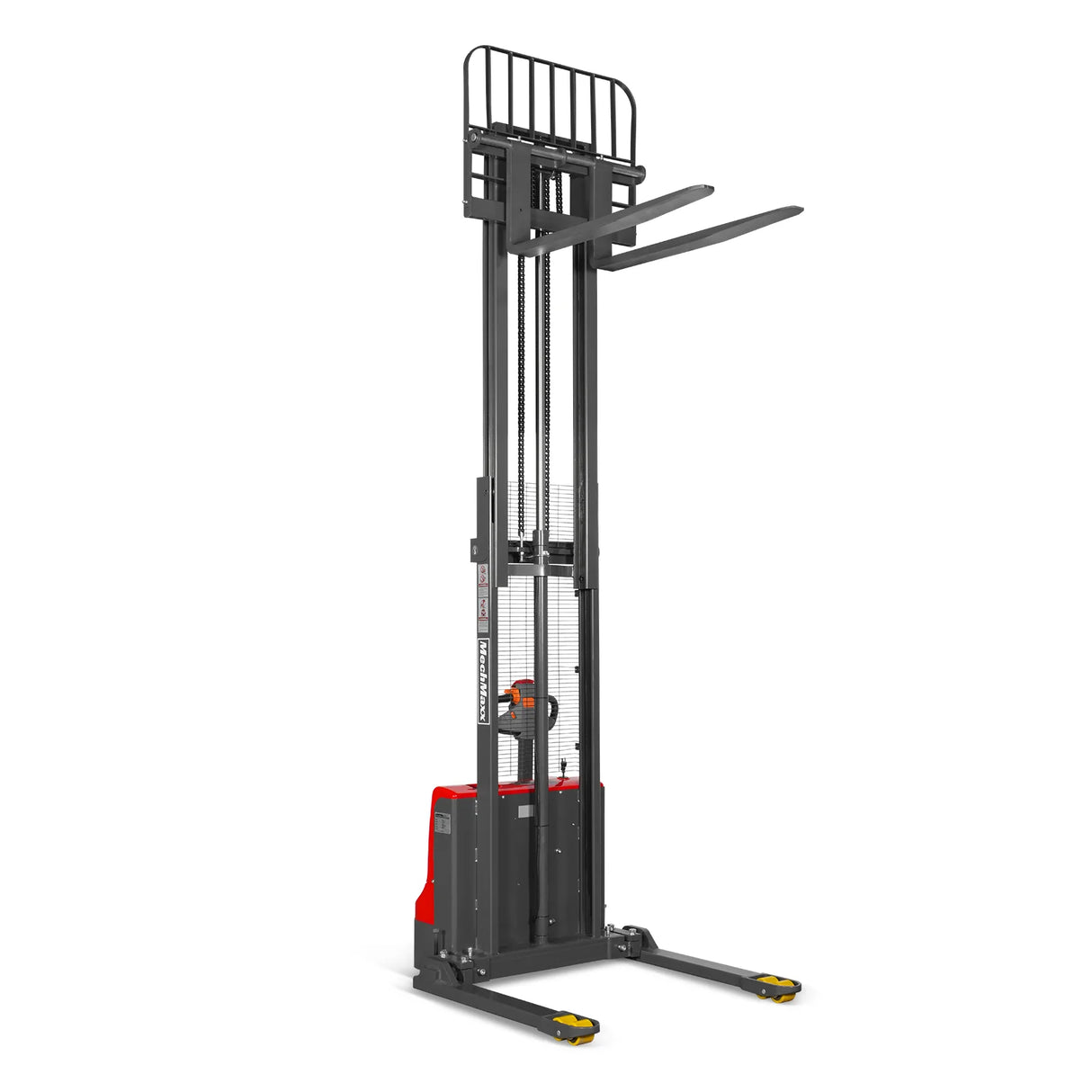 2640lbs Electric Straddle Stacker,  118" Lift,  Adjustable Legs & Forks,  F26-118SLA