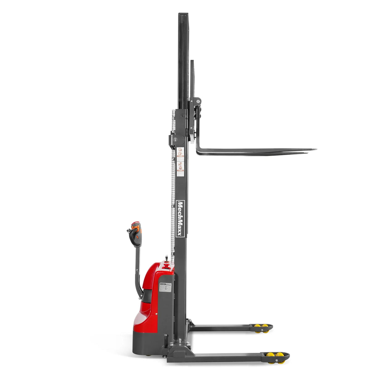 2640lbs Electric Straddle Stacker, 138" Lift,  Adjustable Legs & Forks,  F26-138SLA