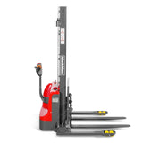 2640lbs Electric Straddle Stacker, 138" Lift,  Adjustable Legs & Forks,  F26-138SLA