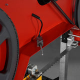 MechMaxx 26" Portable Sawmill, 459cc 15HP E-Start Gasoline Engine, 20" Board Width, 13' Track Length, SM-26