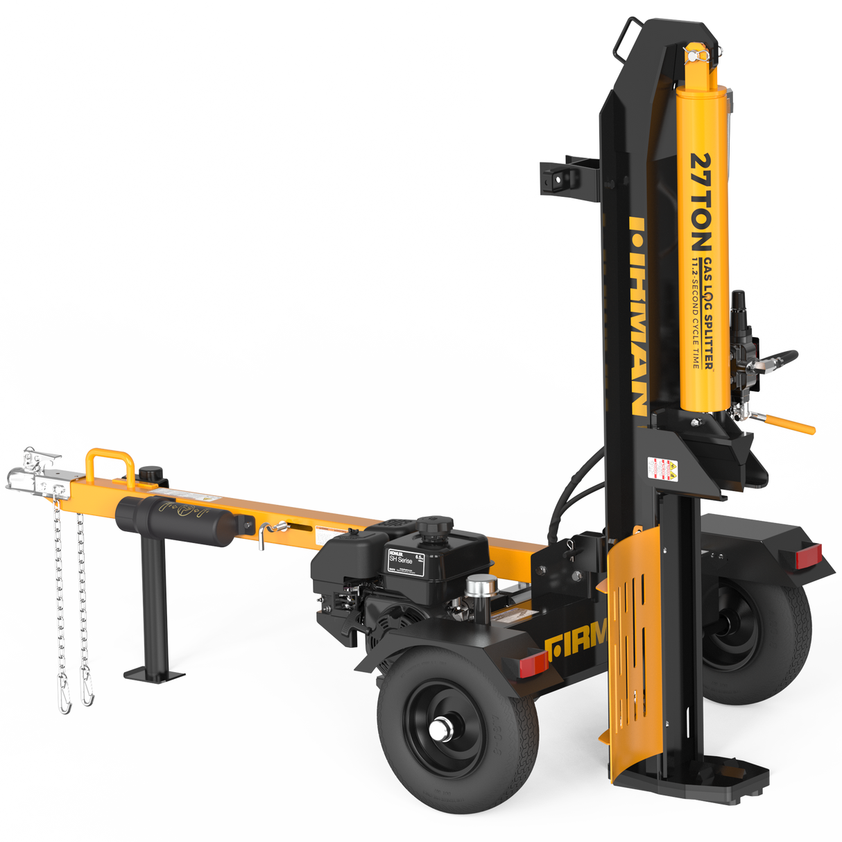 27-Ton Gas Powered Hydraulic Log Splitter
