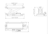 Olympic Equipment Flat Inner Runway Track for 4-Post Lifts YZSCJ-7