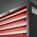 Heavy Duty Modular Drawer Cabinet - 10 Drawer,  59" H x 28.5" W x 28.5" D Tool Storage Organizer,  Steel Construction