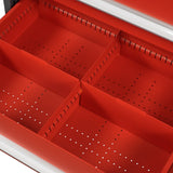 Heavy Duty Modular Drawer Cabinet - 11 Drawer 59" H x 28.5" W x 22.5" D Tool Storage Organizer,  Steel Construction