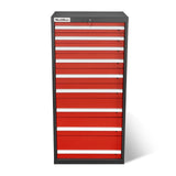 Heavy Duty Modular Drawer Cabinet – 9 Drawer, 59" H x 28.5" W x 22.5" D Tool Storage Organizer, Steel Construction