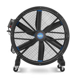 59" Portable Industrial Fan with Variable High-Efficiency PMSM Motor,Mobile High Volume Floor Fan for Warehouse,Workshop & Gym
