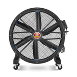 59" Portable Industrial Fan with Variable High-Efficiency PMSM Motor,Mobile High Volume Floor Fan for Warehouse,Workshop & Gym