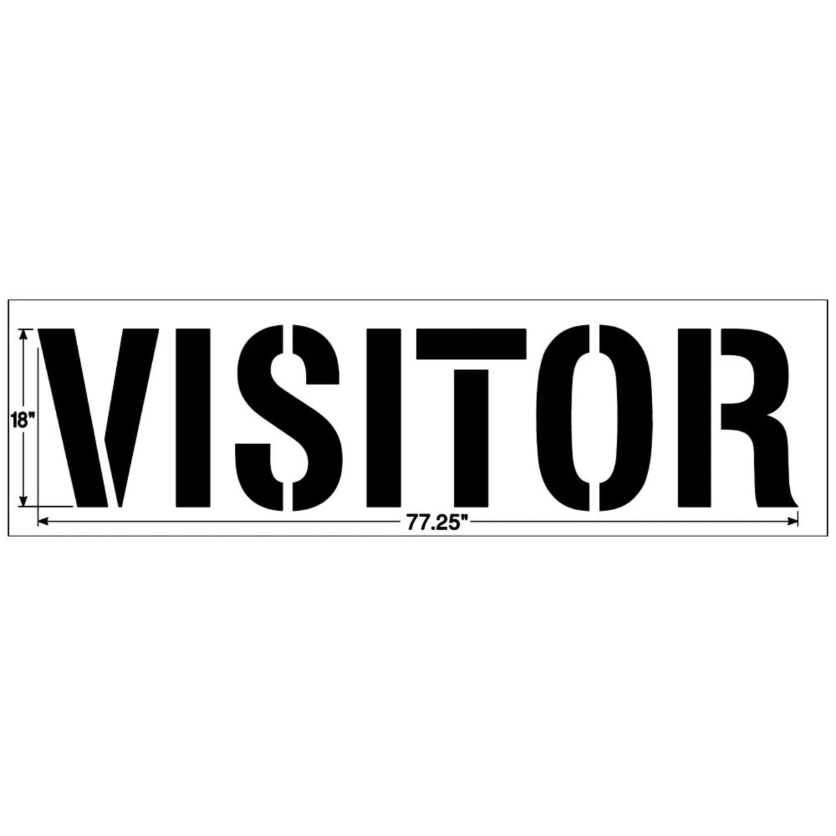 Newstripe VISITOR Stencil