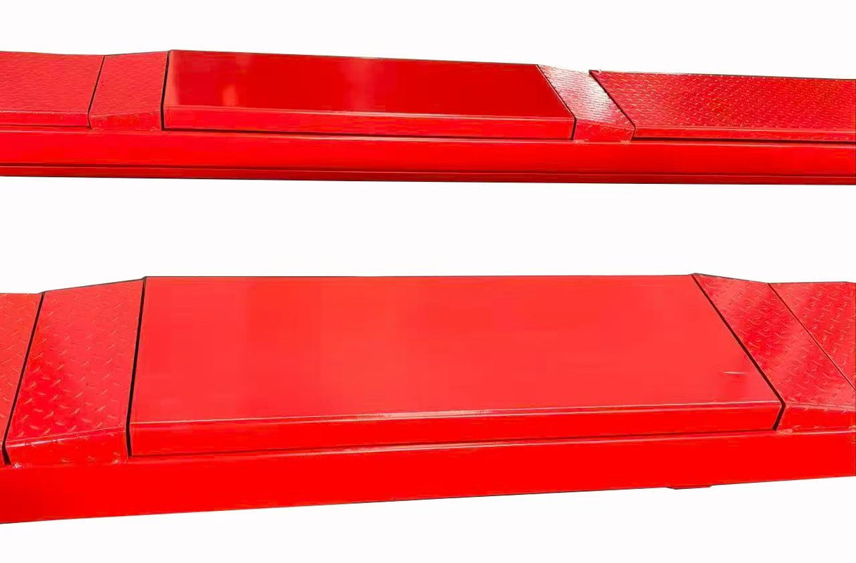 Olympic Equipment 10,000 lb Alignment 4-Post Car Lift with Scissor Jacks 4PXLA-10