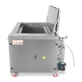 207 Gal / 785L Heavy Duty Industrial Ultrasonic Parts Washer, 28kHz 96 Transducers, Oil Skimmer, SS304 Tank, 22kW Heater, 208–240V 3 Phase Power