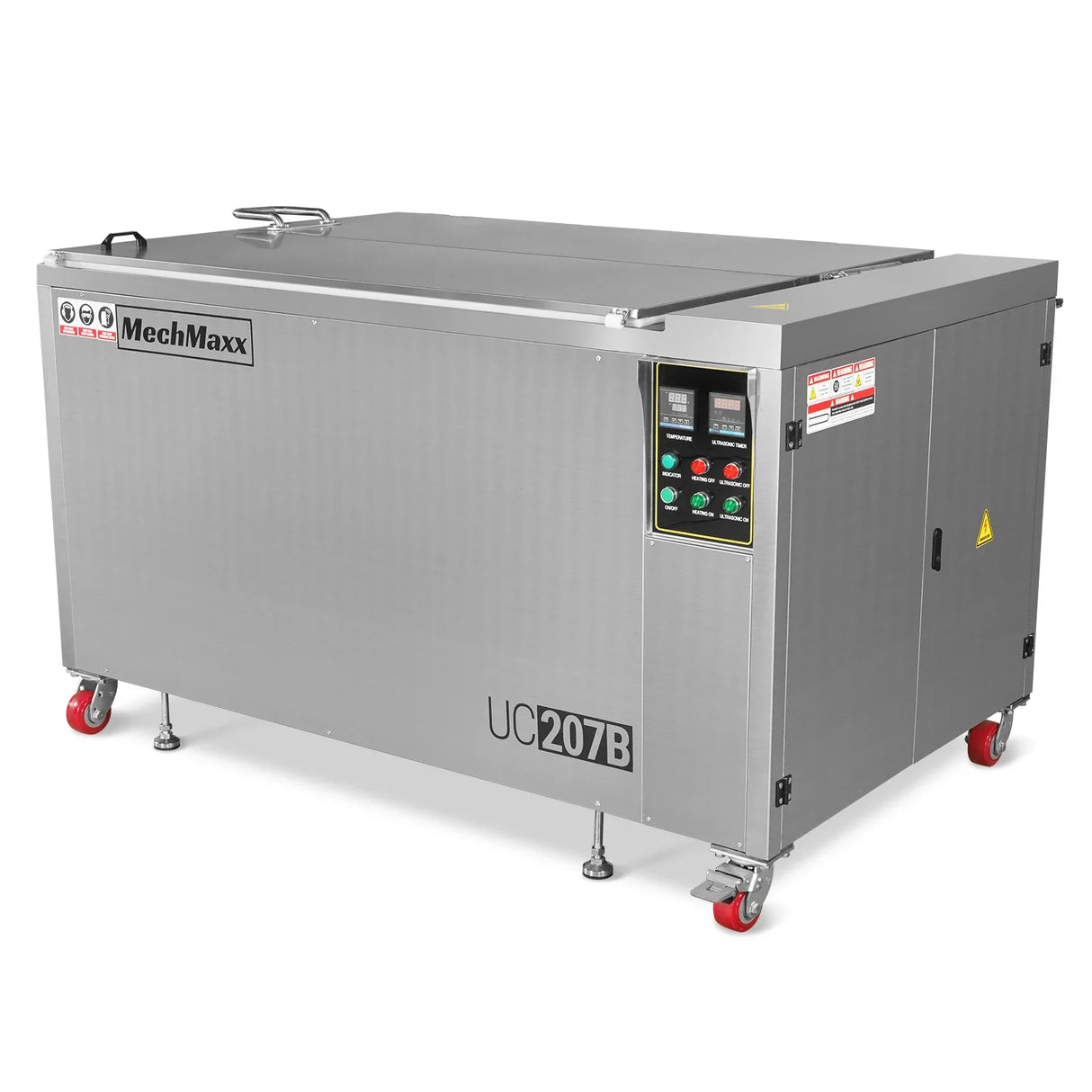 207 Gal / 785L Heavy Duty Industrial Ultrasonic Parts Washer, 28kHz 96 Transducers, SS304 Tank, 22kW Heater, 208–240V 3 Phase Power