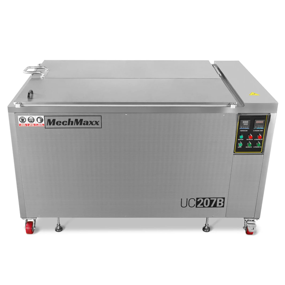207 Gal / 785L Heavy Duty Industrial Ultrasonic Parts Washer, 28kHz 96 Transducers, SS304 Tank, 22kW Heater, 208–240V 3 Phase Power