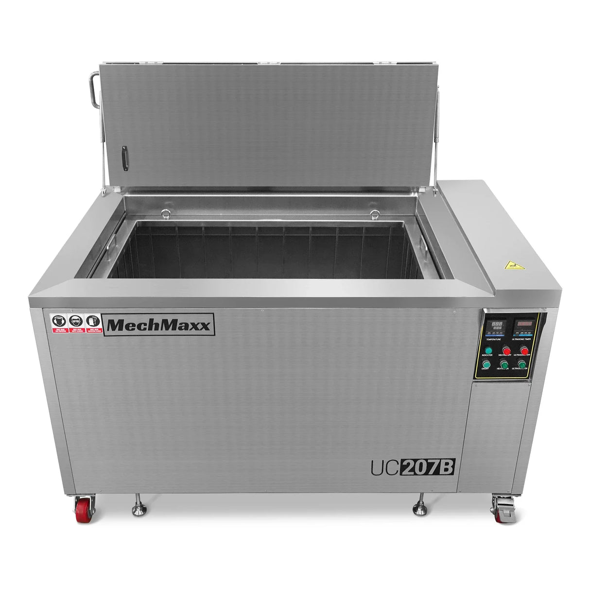 207 Gal / 785L Heavy Duty Industrial Ultrasonic Parts Washer, 28kHz 96 Transducers, SS304 Tank, 22kW Heater, 208–240V 3 Phase Power