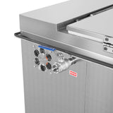 207 Gal / 785L Heavy Duty Industrial Ultrasonic Parts Washer, 28kHz 96 Transducers, SS304 Tank, 22kW Heater, 208–240V 3 Phase Power