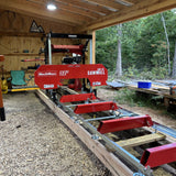 MechMaxx 32" Portable Sawmill, KOHLER CH440 429cc E-Start Gasoline Engine, 26.5" Board Width, 13' Track Length, SM-32