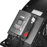 47" Portable Industrial Fan with Variable High-Efficiency PMSM Motor,Mobile High Volume Floor Fan for Warehouse,Workshop & Gym