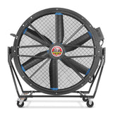 59" Portable Industrial Fan with Variable High-Efficiency PMSM Motor,Tiltable Mobile High Volume Floor Fan for Warehouse,Workshop & Gym