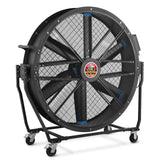 59" Portable Industrial Fan with Variable High-Efficiency PMSM Motor,Tiltable Mobile High Volume Floor Fan for Warehouse,Workshop & Gym