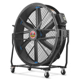 59" Portable Industrial Fan with Variable High-Efficiency PMSM Motor,Tiltable Mobile High Volume Floor Fan for Warehouse,Workshop & Gym