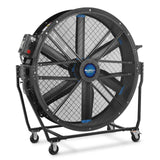 59" Portable Industrial Fan with Variable High-Efficiency PMSM Motor,Tiltable Mobile High Volume Floor Fan for Warehouse,Workshop & Gym