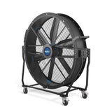 59" Portable Industrial Fan with Variable High-Efficiency PMSM Motor,Tiltable Mobile High Volume Floor Fan for Warehouse,Workshop & Gym