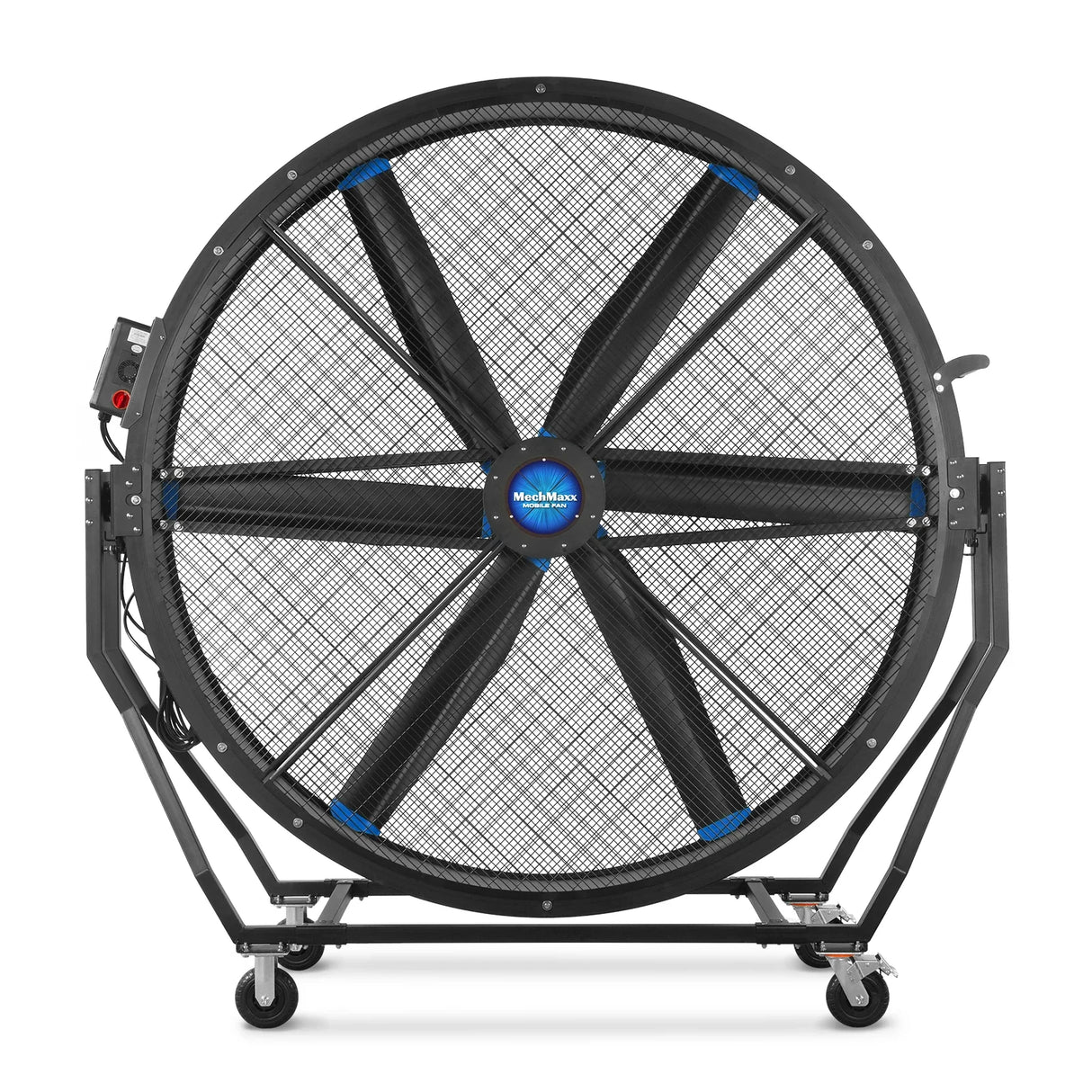 79" Portable Industrial Fan with Variable High-Efficiency PMSM Motor,Tiltable Mobile High Volume Floor Fan for Warehouse,Workshop & Gym