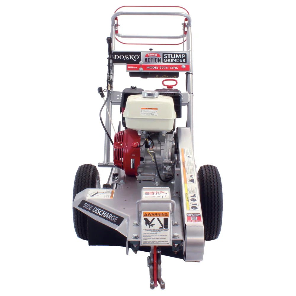 Dosko Walk-Behind Swivel Action Stump Grinder – Honda GX390 Engine – 337S-13HC