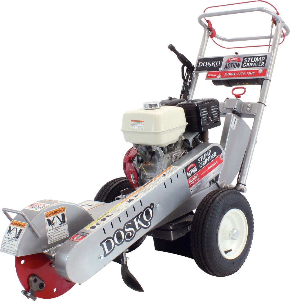 Dosko Walk-Behind Swivel Action Stump Grinder – Honda GX390 Engine – 337S-13HC