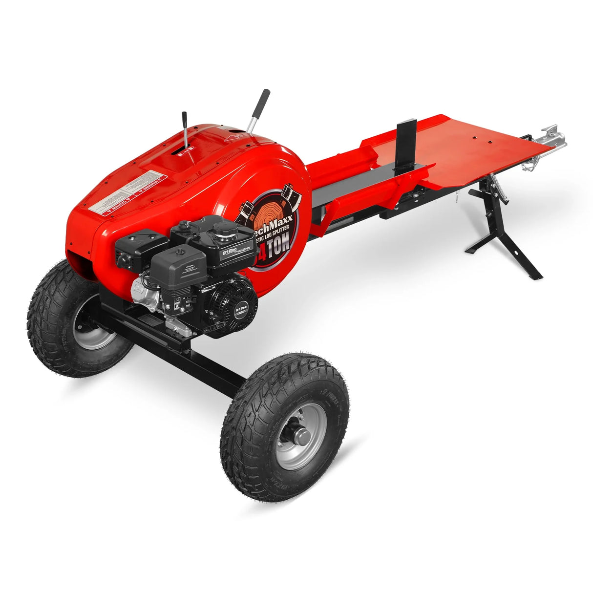 MechMaxx 34 Ton Kinetic Fast Log Splitter,  7 HP Ducar Gasoline Engine,  28" Log Diameter Capacity,  3-Sec Cycle Time,  KT34