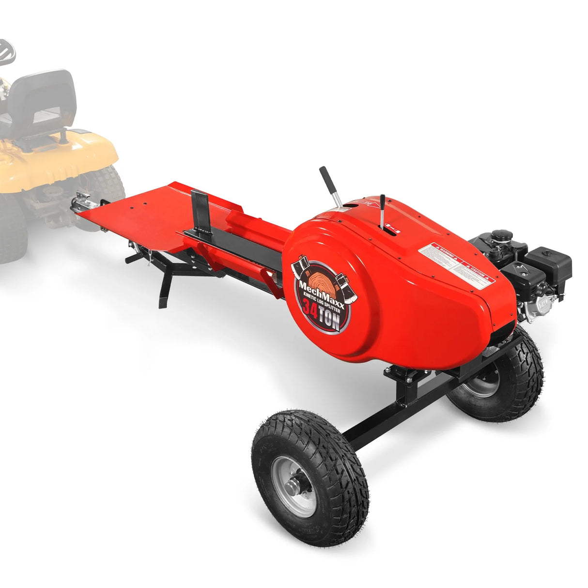 MechMaxx 34 Ton Kinetic Fast Log Splitter,  7 HP Ducar Gasoline Engine,  28" Log Diameter Capacity,  3-Sec Cycle Time,  KT34