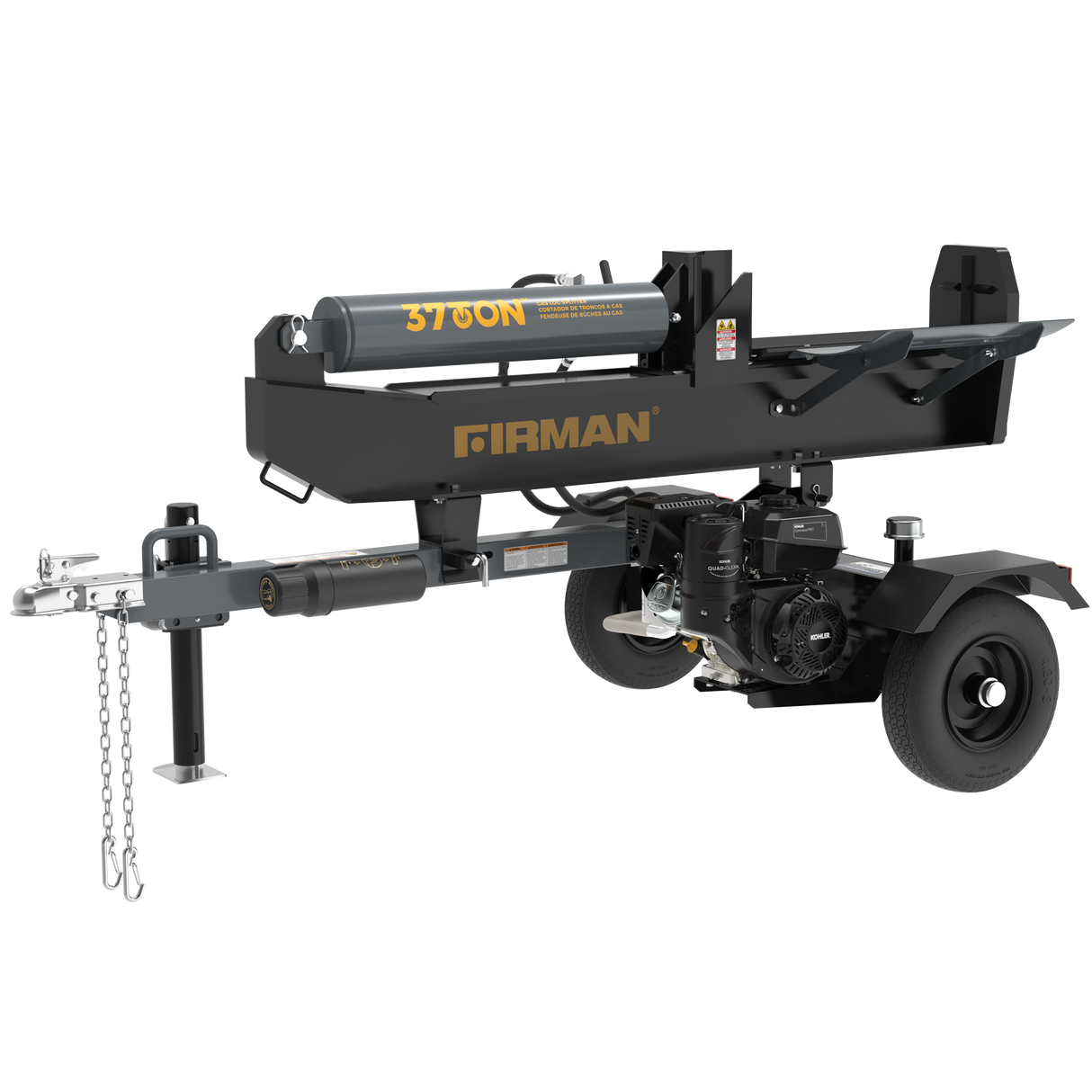 37-Ton Gas Powered Hydraulic Log Splitter