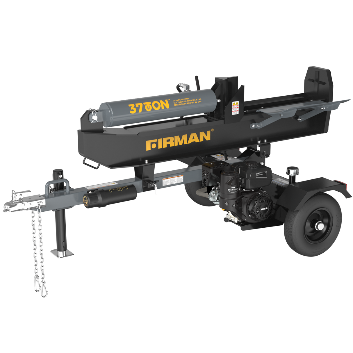 37-Ton Gas Powered Hydraulic Log Splitter
