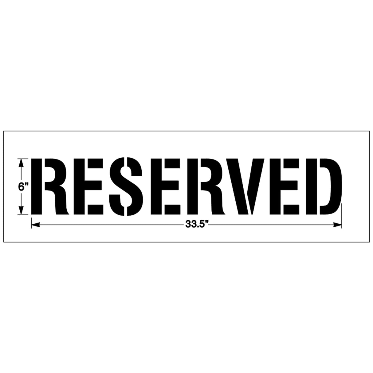 Newstripe RESERVED Stencil