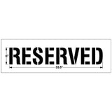 Newstripe RESERVED Stencil